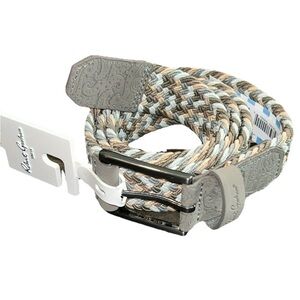 Robert Graham Jacob Jaquard Belt Tan Size 38 Stretch